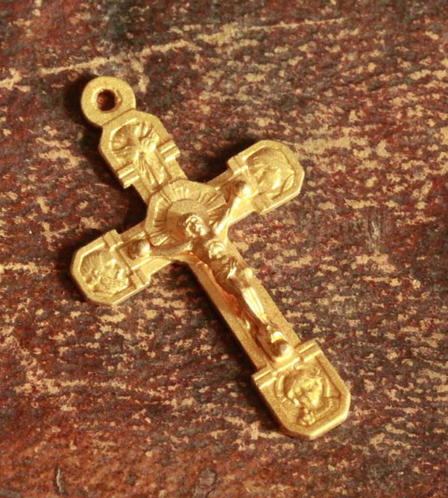 Ancienne Croix Pectorale Des Chemins Antique Religieux