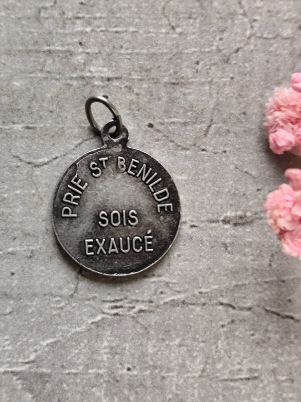 rare médaille religieuse de saint benilde prie saint benilde et sois exaucé – Image 2