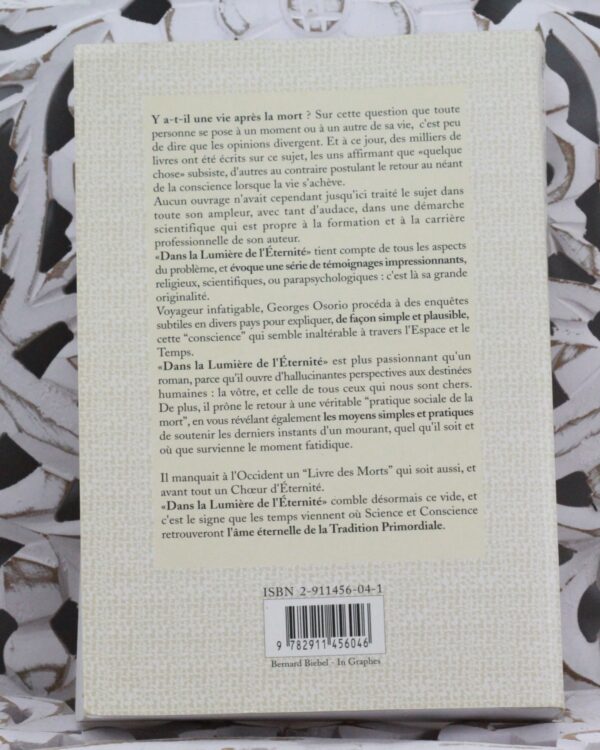 Livre dans la lumière de l'éternité de Georges Osorio – Image 2