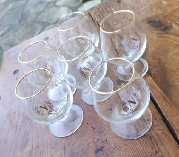 lot de 6 verres à cognac napoleon – Image 4