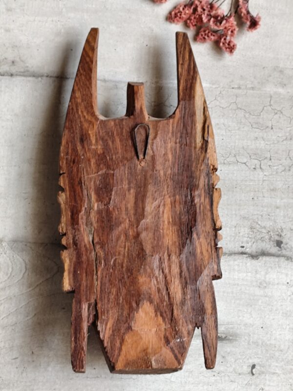 Masque africain en bois d'iroko – Image 6