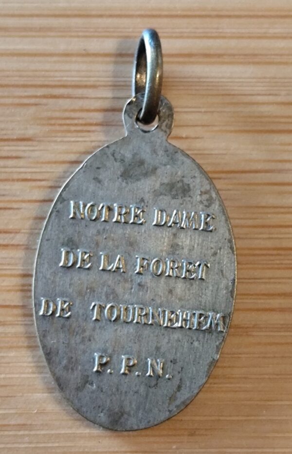 Rare médaille religieuse notre dame de la forêt de tournehem – Image 2