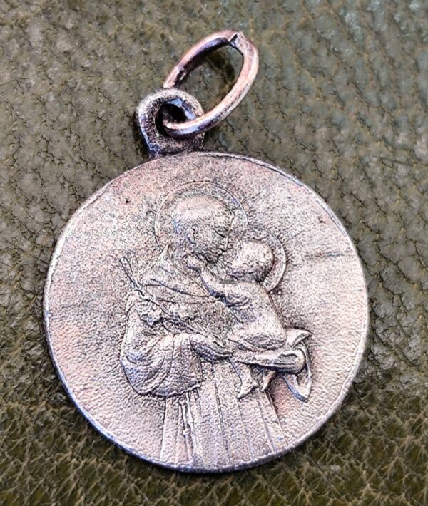 Ancienne médaille religieuse de saint joseph et de saint Antoine de Padoue