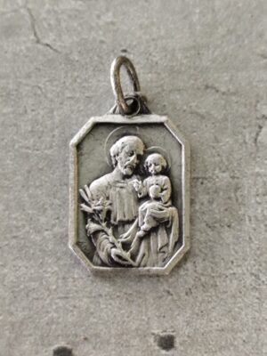 Médaille religieuse ancienne de saint joseph