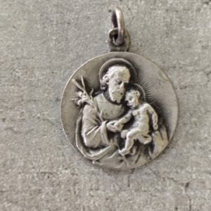 Médaille religieuse ancienne de saint joseph