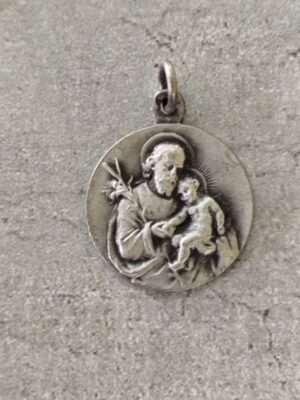 Médaille religieuse ancienne de saint joseph