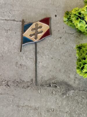 Rare ancienne broche épingle croix lorraine
