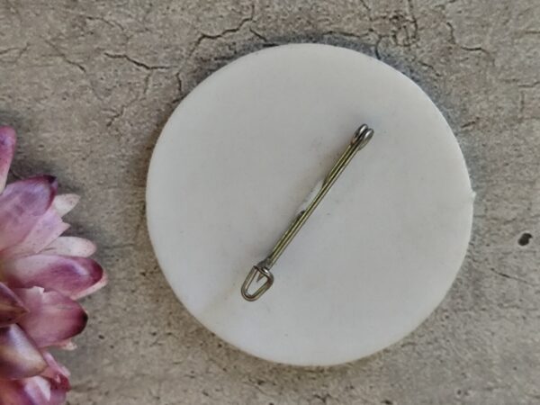 Antique broche religieuse du pape Jean Paul II Strasbourg Mulhouse 1988 – Image 4