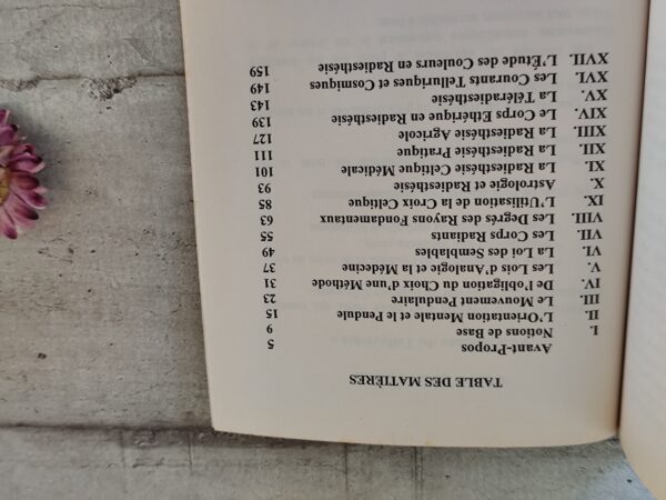 Livre la radiesthésie initiatique des druides par René et Claudine Bouchet – Image 5