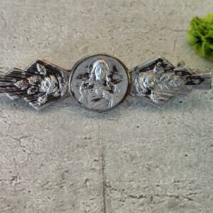 Antique broche religieuse de Jésus Christ