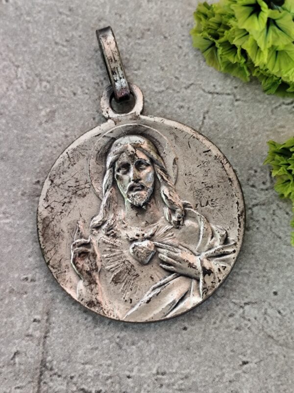 Antique médaille religieuse notre dame des victoires – Image 2