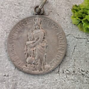 Antique médaille religieuse notre dame des victoires