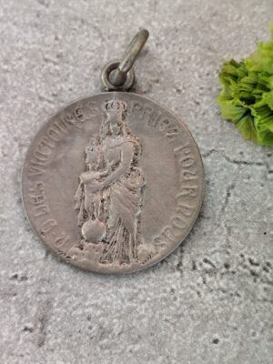 Antique médaille religieuse notre dame des victoires