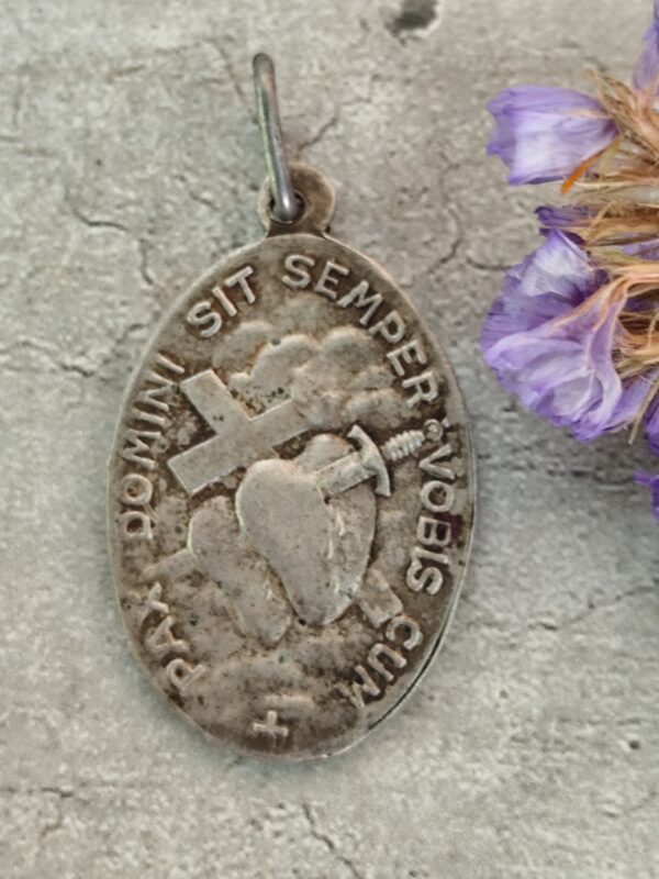 Antique médaille religieuse notre dame de la paix – Image 2