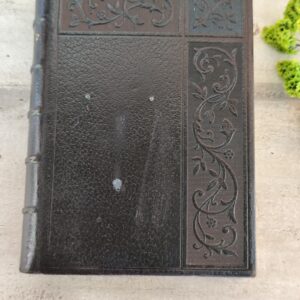 1897 Rare Missel romain vintage français catholique français latin, livre messe en cuir, livre religieux ancien cadeau collection
