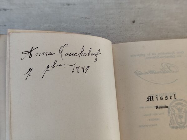 1897 Rare Missel romain vintage français catholique français latin, livre messe en cuir, livre religieux ancien cadeau collection – Image 2