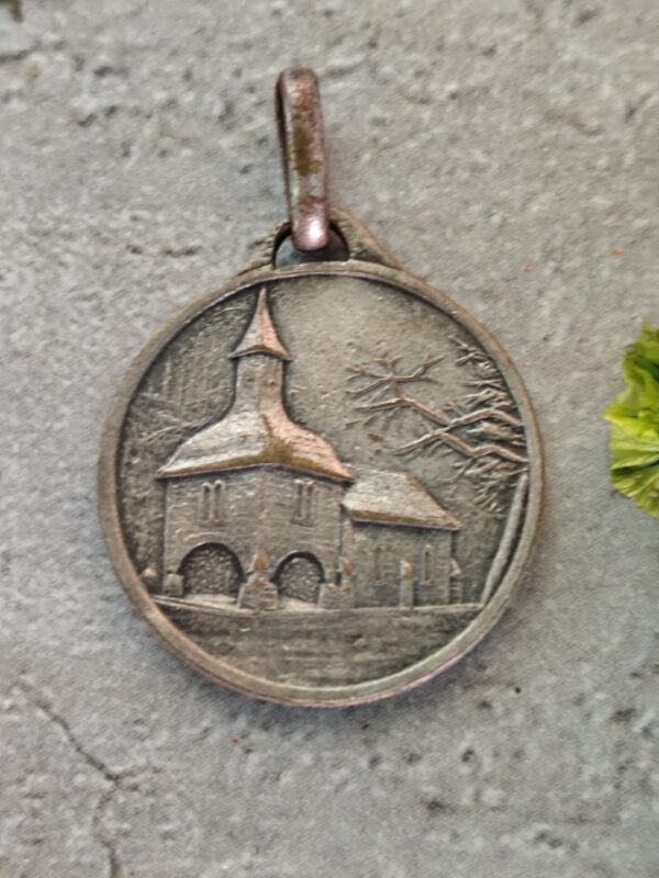 Rare antique religieuse française notre dame du pont du salut priez pour nous – Image 2