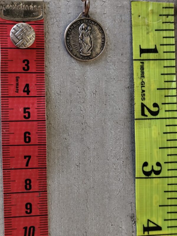 Rare antique religieuse française notre dame du pont du salut priez pour nous – Image 3