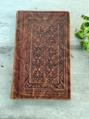 Missel romain  catholique vintage français en cuir, livre de messe , livre prières  de 1940  avec illustrations d'après Fra Angelico