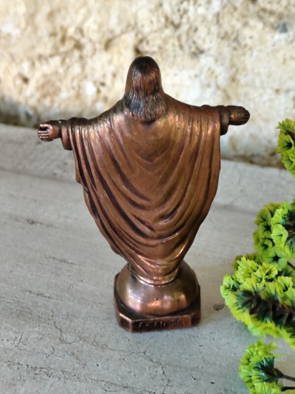 Antique statue religieuse de notre seigneur Jésus Christ – Image 2
