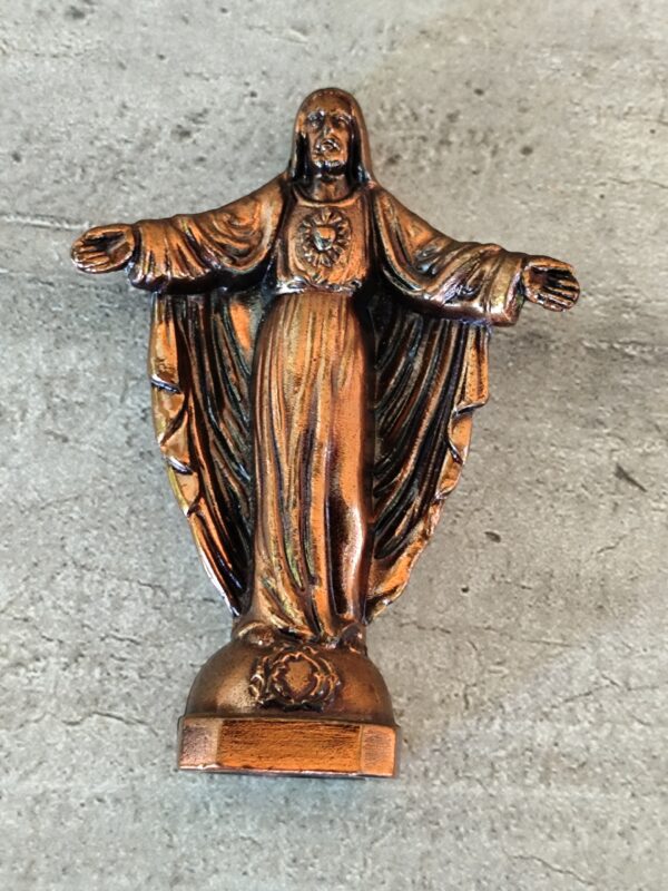 Antique statue religieuse de notre seigneur Jésus Christ – Image 4