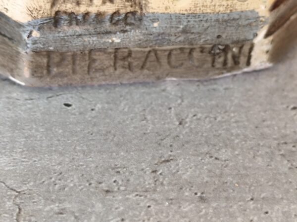rare statue de sainte Thérèse de lisieux en plâtre signée pieraccini – Image 9