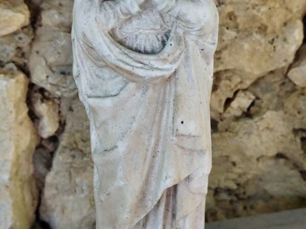 Ancienne statue de la vierge marie en plâtre – Image 3