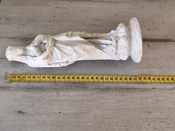 Ancienne statue de la vierge marie en plâtre – Image 9