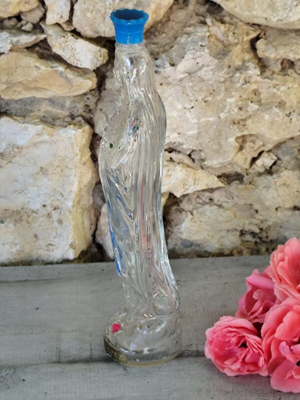 Antique statue de la vierge marie bouteille de la vierge marie de lourdes avec de l'eau bénite – Image 5