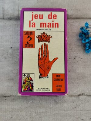 Rare cartes Grimaud Jeu de la Main, cartes de divination chiromancie, c. Millésime 1969, objet de collection, jeu de tarot très rare
