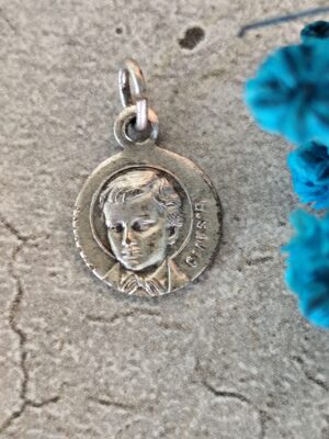 Rare Medaille religieuse catholique antique de saint John bosco  Patron des garçons et des enfants difficiles.