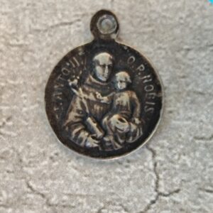 rare médaille religieuse de Saint Valentin et de  saint Antoine de padoue