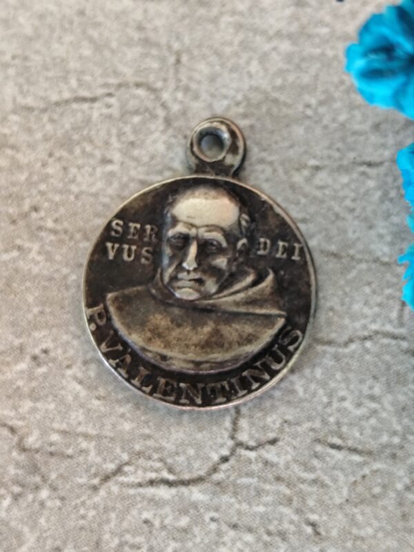 rare médaille religieuse de Saint Valentin et de  saint Antoine de padoue – Image 2