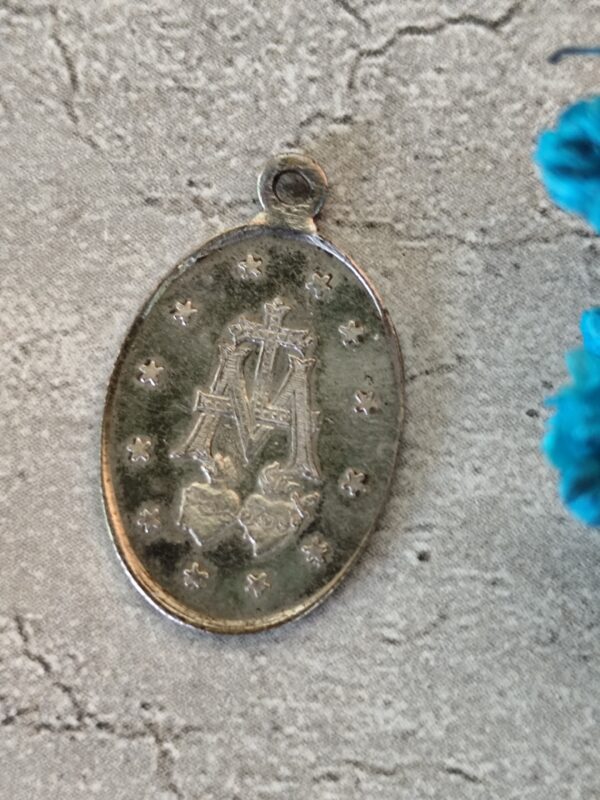 ancienne médaille de la Vierge Marie miraculeuse – Image 2
