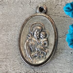Médaille religieuse ancienne de saint joseph et de la sainte famille