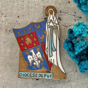 Broche en émail diocèse du puy