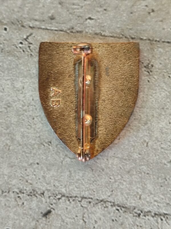 Rare ancienne broche rosaire email – Image 2