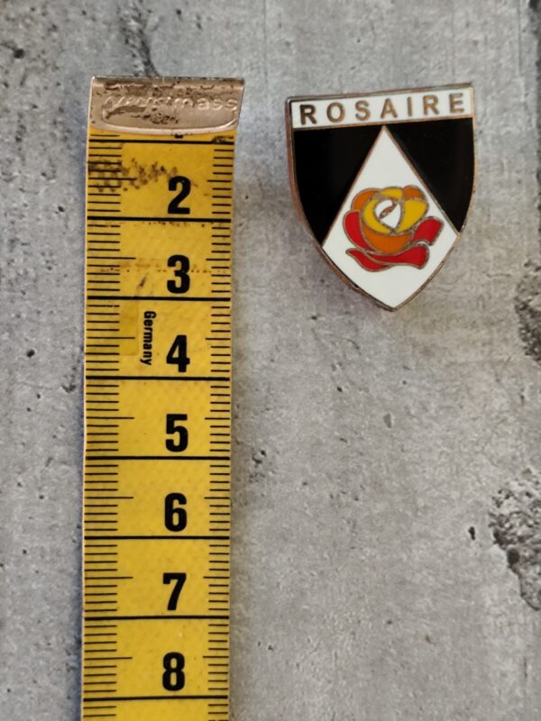 Rare ancienne broche rosaire email – Image 3