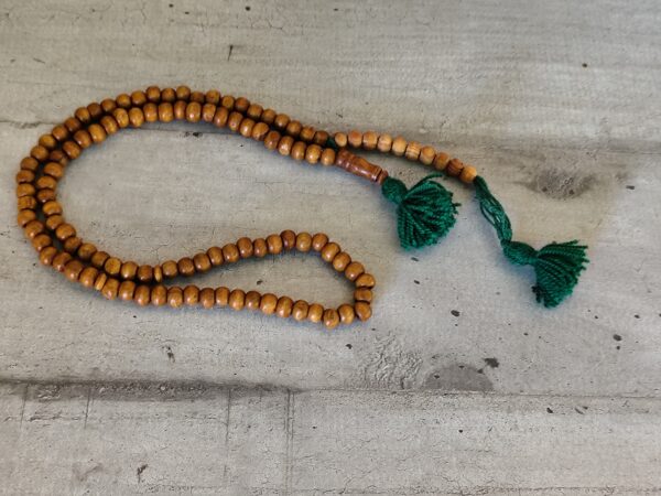 Chapelet musulman en bois misbaḥa
