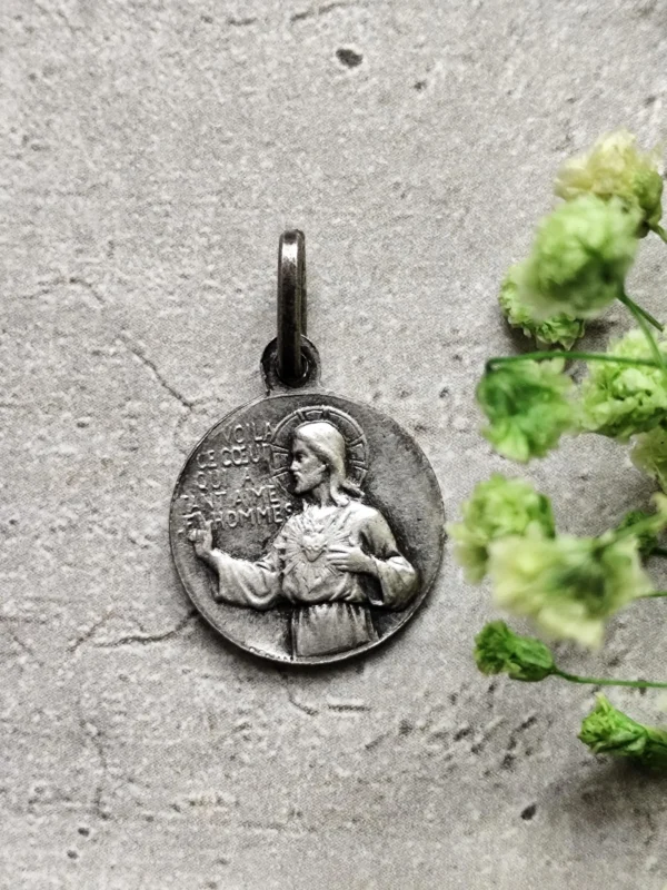 Antique  médaille religieuse notre dame de l'auder – Image 2