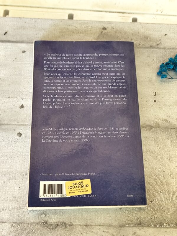 Livre soyez heureux de Jean Marie lustiger – Image 3