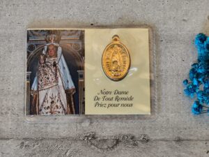 Médaille religieuse notre dame de tout remède