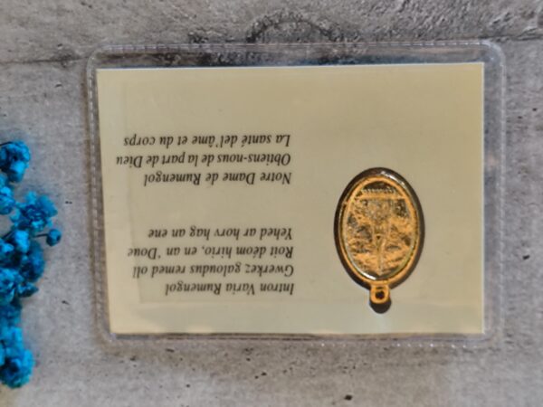 Médaille religieuse notre dame de tout remède – Image 3