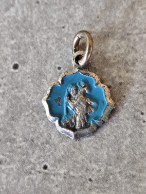 Ancienne médaille religieuse de saint Christophe