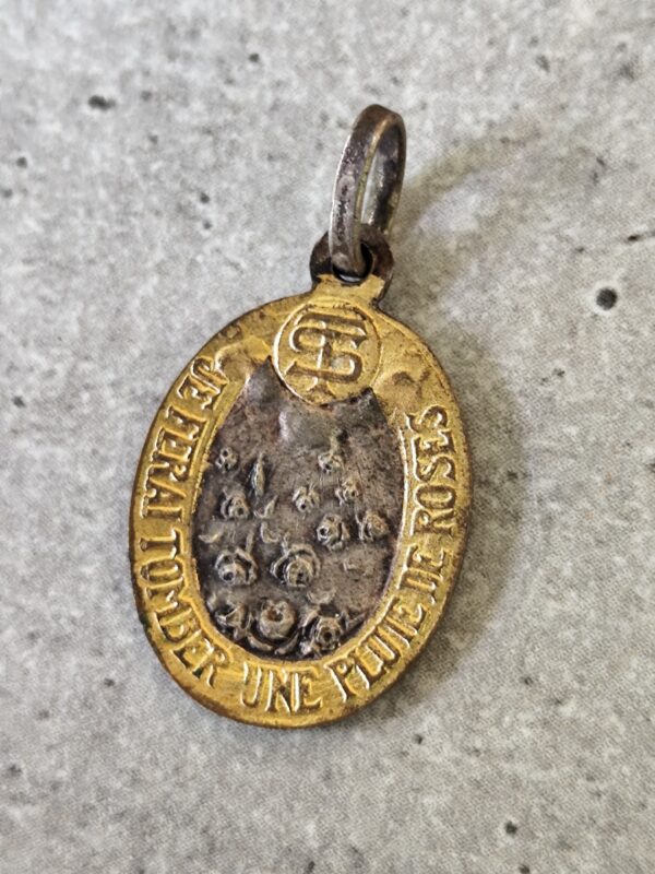 Rare Ancienne médaille religieuse sainte Thérèse  de Lisieux. – Image 2