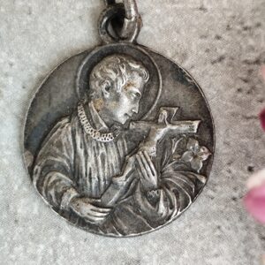 rare médaille religieuse de saint louis de gonzague