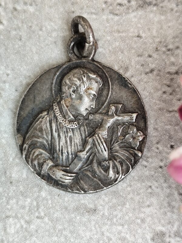 rare médaille religieuse de saint louis de gonzague