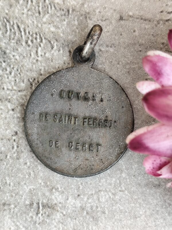 Rare médaille religieuse saint Ferréol de ceret – Image 2