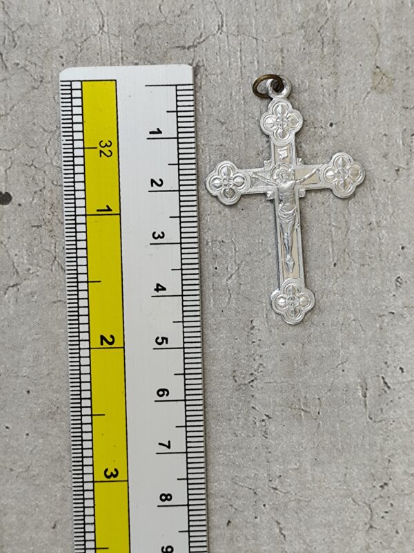 Antique croix crucifix souvenir de mission – Image 3