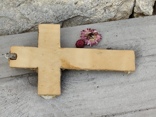 art chrétien crucifix Jésus-Christ corpus christi art religieux coquillage cadeau de dévotion – Image 5